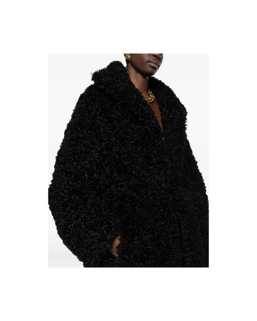 Frankie Shop Black Faux Fur & Shearling Jackets