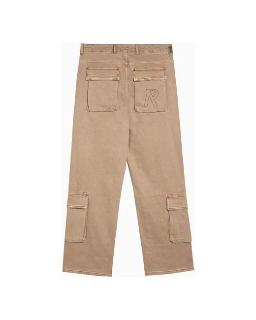 Represent Katoen Elastaan Broek in het Natural voor heren