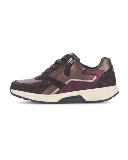 Gabor Brown Rollingsoft Sneaker