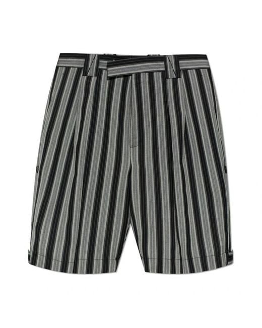 Versace Black Casual Shorts for men