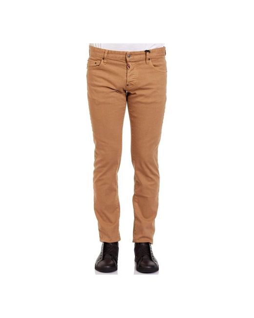 DSquared² Brown Slim-Fit Jeans for men