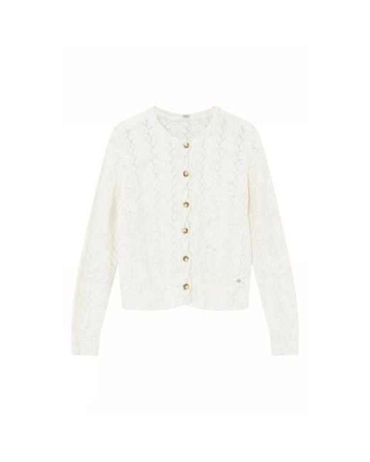 GUSTAV White Cardigans