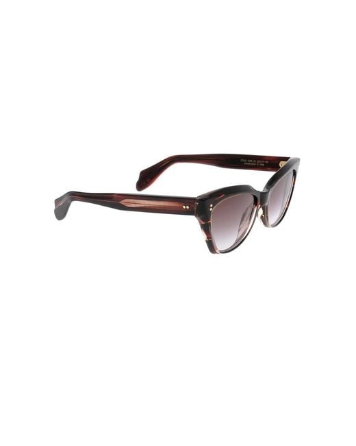 Cutler & Gross Brown Sunglasses