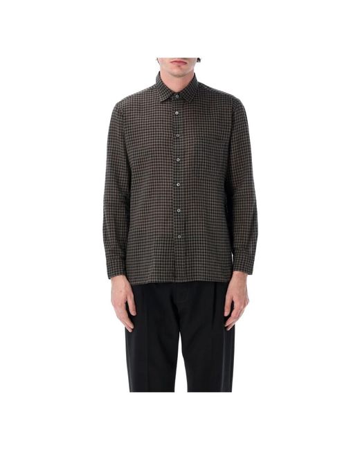 Salvatore Piccolo Black Casual Shirts for men