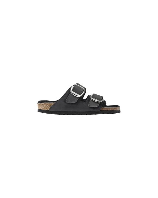 Birkenstock Black Sliders