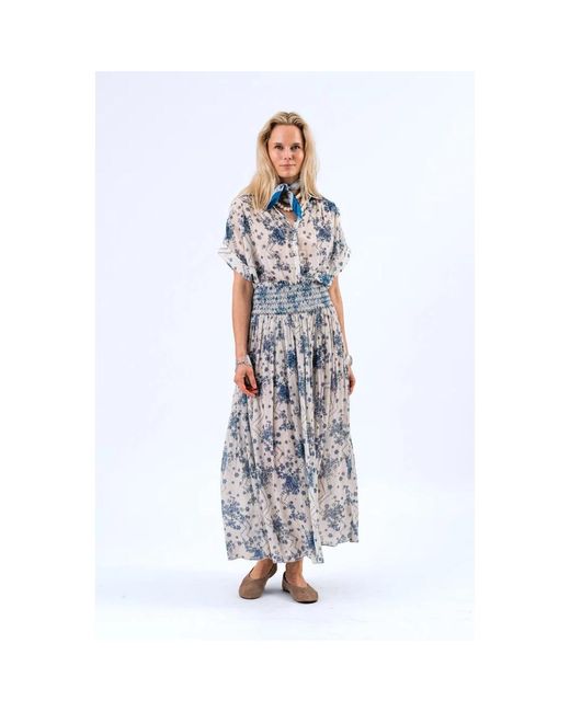 Lolly's Laundry Maxi Skirts in het Blue