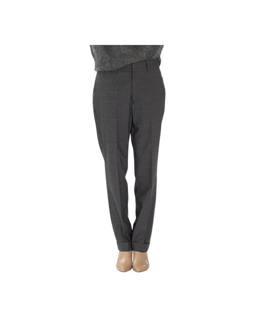 P.A.R.O.S.H. Gray Straight Trousers