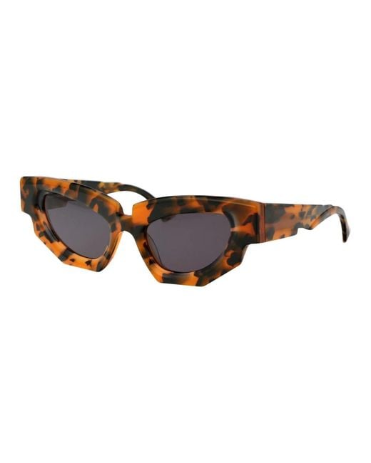 Kuboraum Stylische sonnenbrille für maske f5 in Brown für Herren