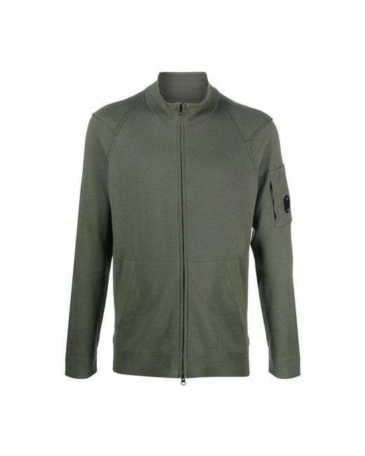 C P Company Green Cardigans for men
