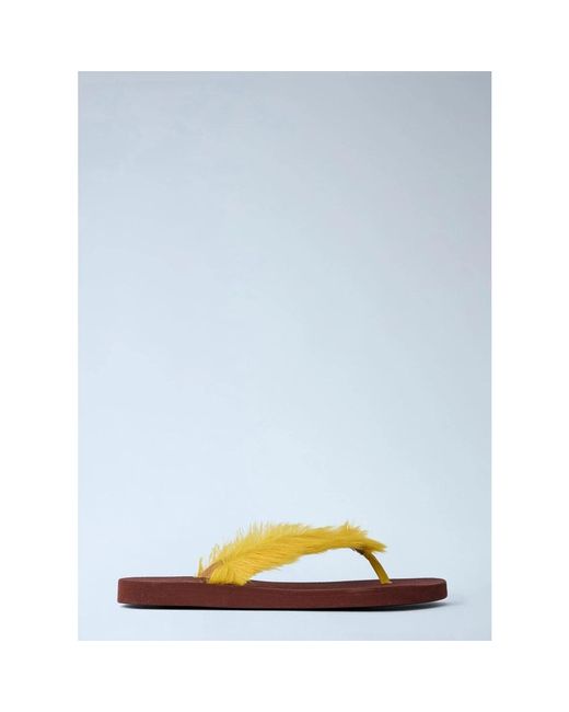 Marni Yellow Flip Flops