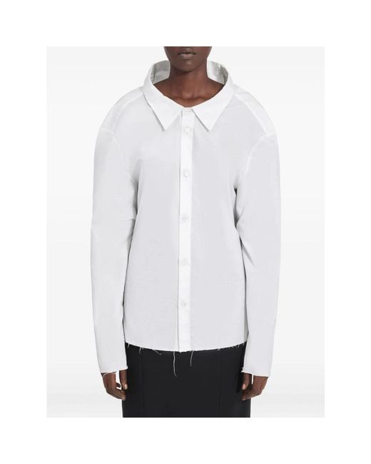 MM6 by Maison Margiela White Shirts