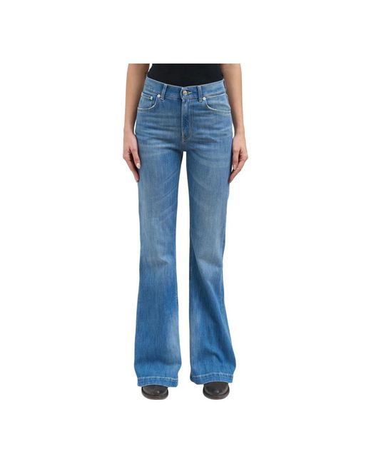 Dondup Blue Boot-Cut Jeans