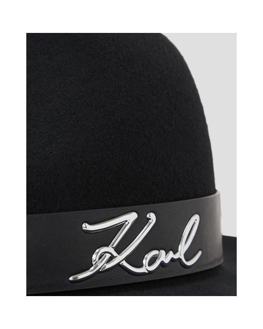 Karl Lagerfeld Black Hats