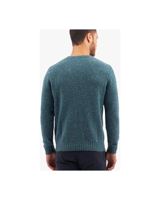 Brooks Brothers Blue Round-Neck Knitwear for men