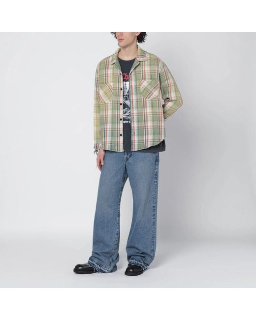 GALLERY DEPT. Jeans ,Blauw ,Denim Wide Jeans in het Blue voor heren