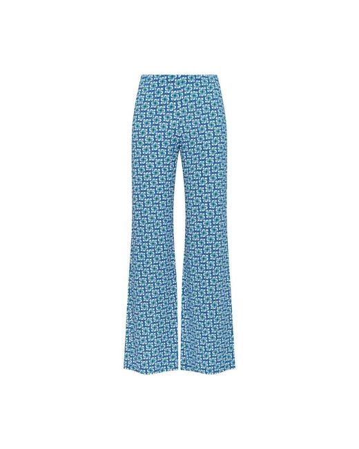 Maliparmi Blue Wide Trousers