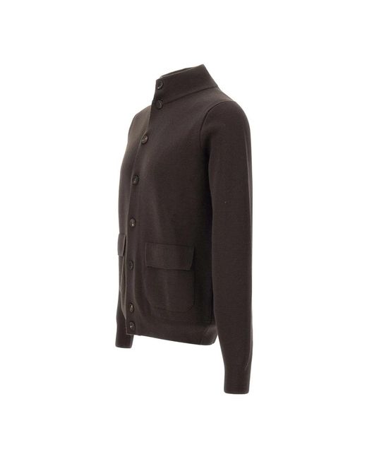 FILIPPO DE LAURENTIIS Gray Cardigans for men