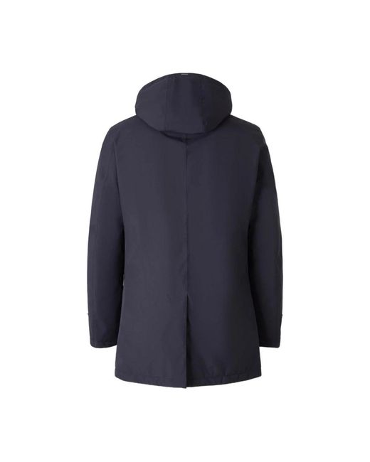 Herno Hooded Down Jacket in het Blue voor heren