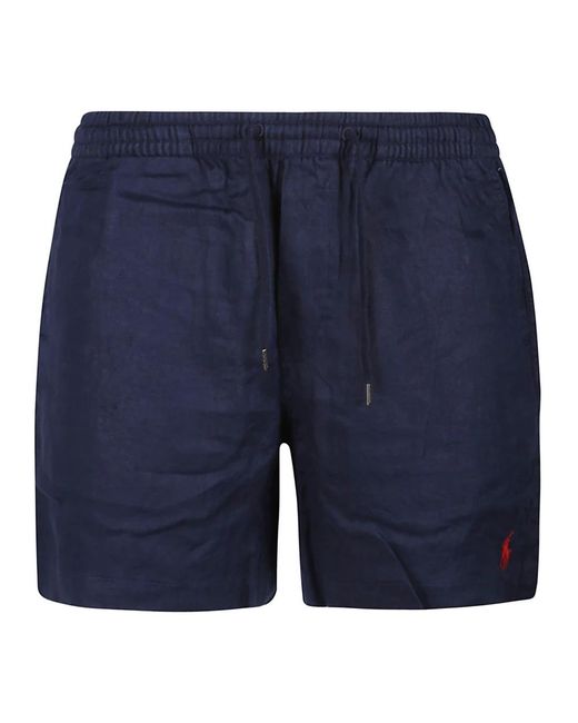 Ralph Lauren Lässige flat front shorts in Blue für Herren