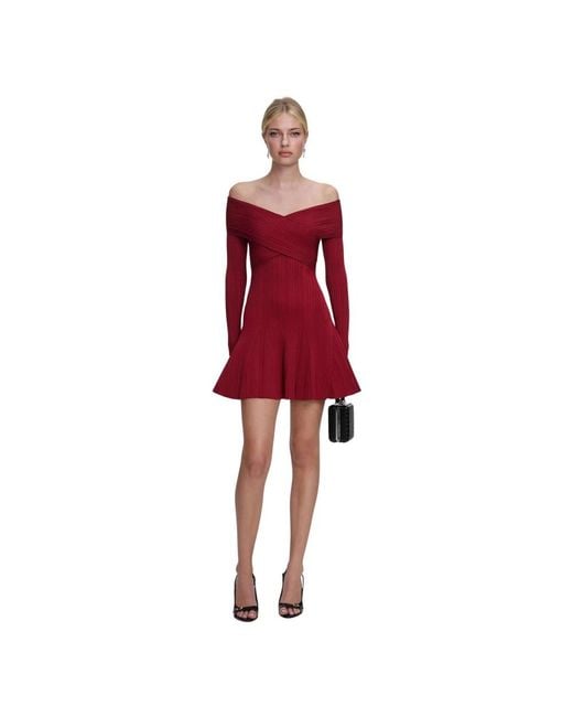 Self-Portrait Red Short Dresses