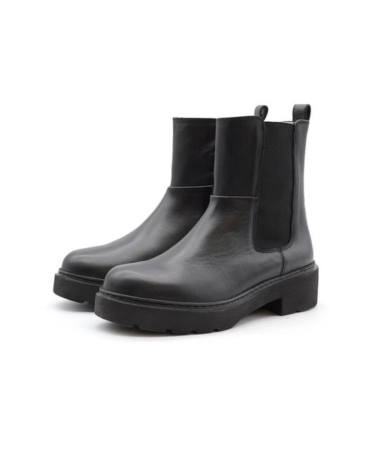Unisa Black Chelsea Boots