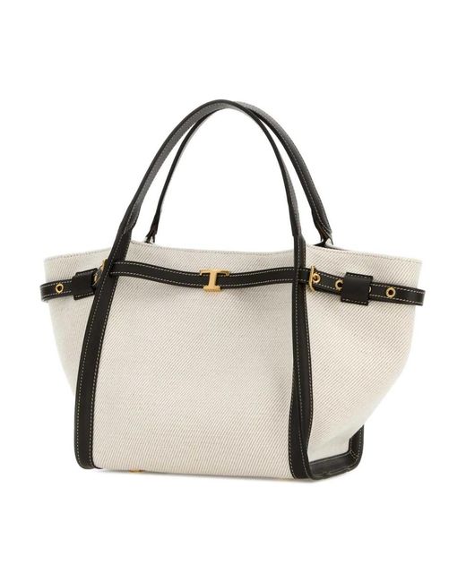 Tod's Natural Tote Bags