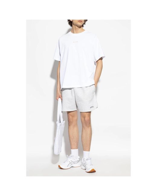 A.P.C. Tops ,Wit ,T-Shirts in het White voor heren
