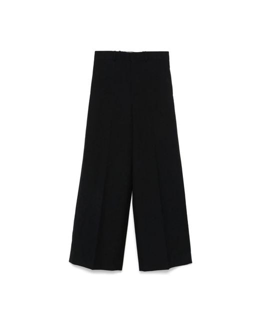 Carven Black Wide Trousers