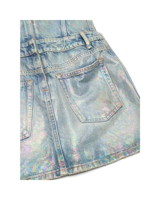 Acne Blue Short Dresses