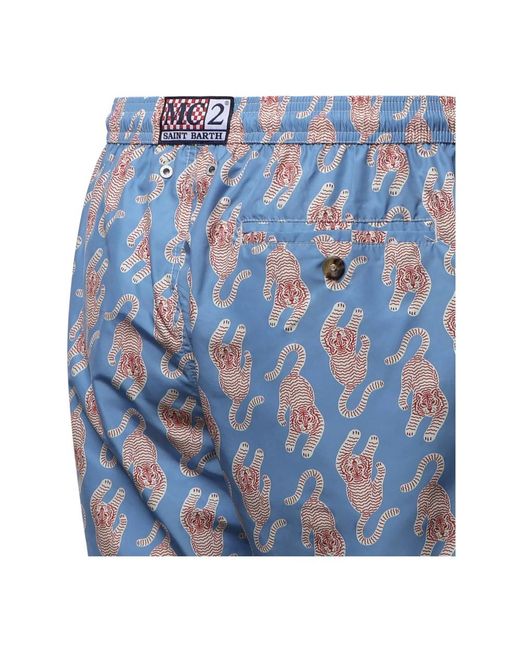 Mc2 Saint Barth Blue Beachwear for men