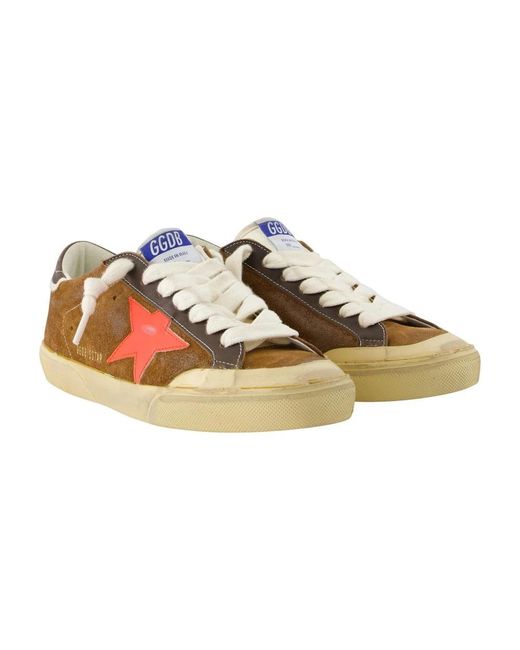 Golden Goose Deluxe Brand Brown Sneakers for men