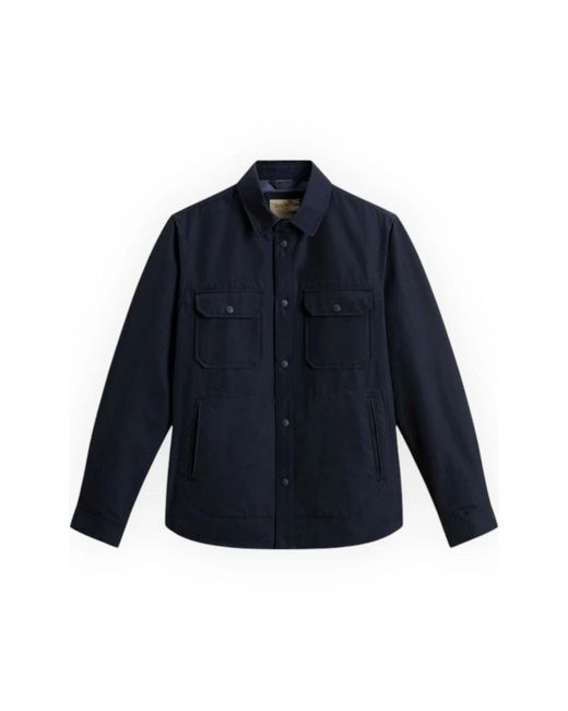 Woolrich Blue Light Jackets for men