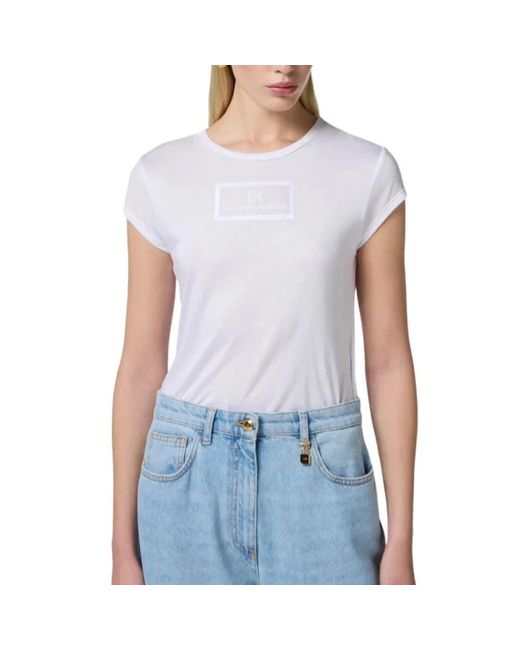 Elisabetta Franchi White T-Shirts