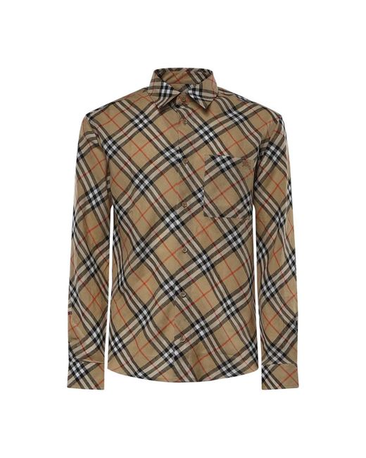 Burberry Green Casual Shirts for men