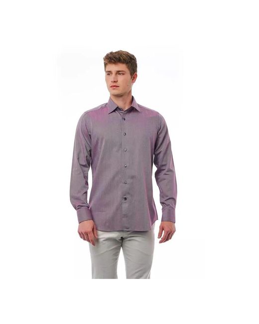 Bagutta Purple Casual Shirts for men