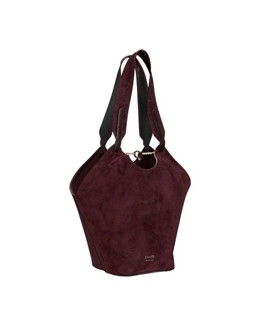 Khaite Purple Shoulder Bags