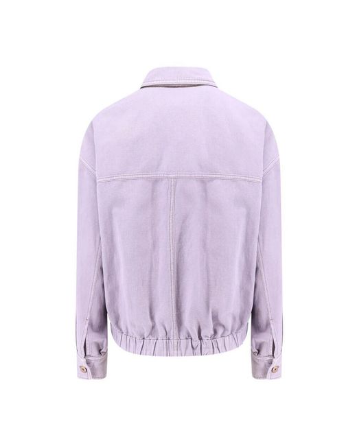 Brunello Cucinelli Purple Denim Jackets