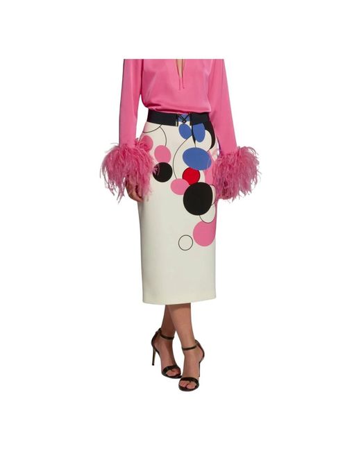 Moskada Rokken ,Rode En Roze Bulmes Rok in het Pink