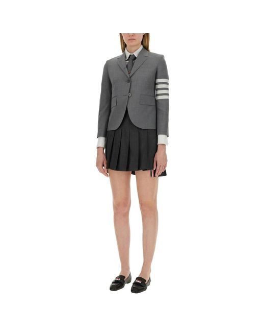 Thom Browne Gray Blazers