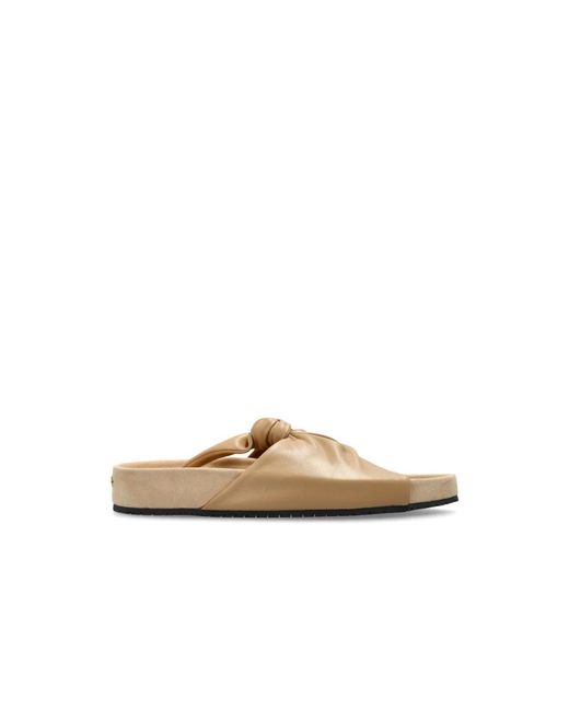 Sliders Lanvin de color Brown