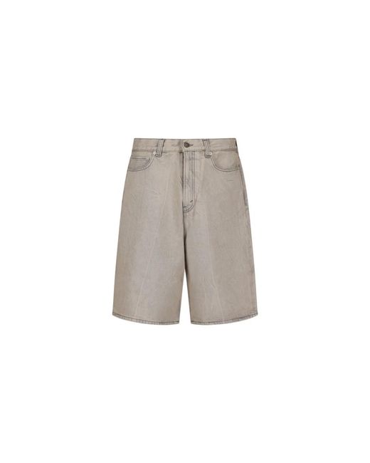 Haikure Gray Denim Shorts for men