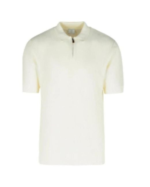 Polo Shirts Eleventy de hombre de color White