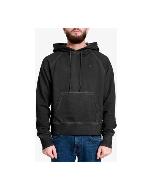 Helmut Lang Baumwollpullover Mit Gewaschenem Delavé-Effekt in Black für Herren