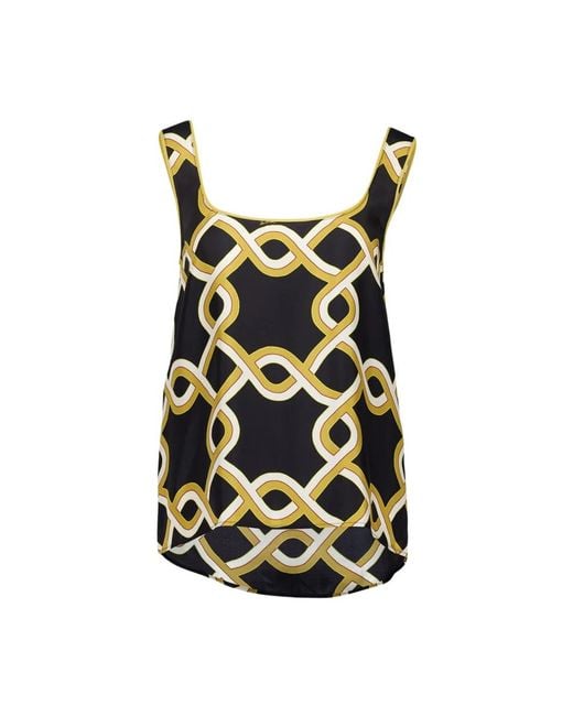 LaDoubleJ Black Sleeveless Tops
