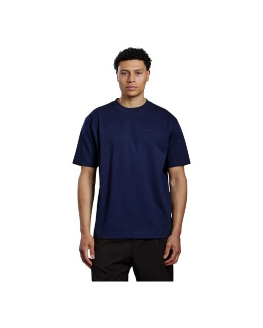 Aeden Tops ,Blauw ,Luceris Tee in het Blue voor heren