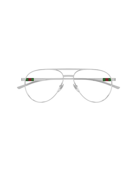 Gucci Optical Frame in het Metallic voor heren