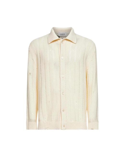 Laneus White Cardigans for men
