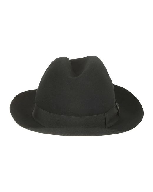 Borsalino Black Hats for men