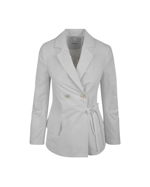 Beatrice B. Witte Jas Voor in het Gray