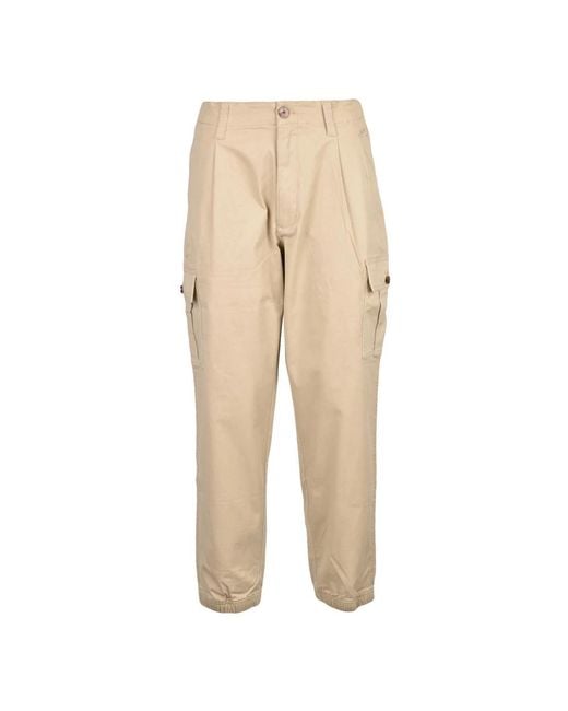 Sun 68 Natural Tapered Trousers